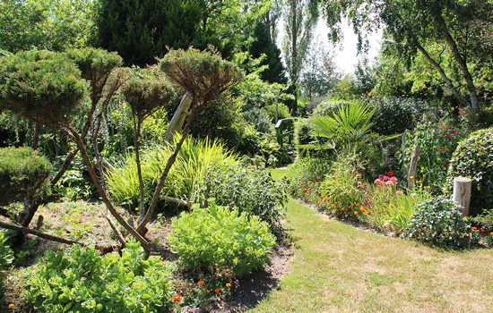 Le jardin du Gîte Relais du Roy